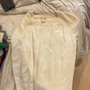 beige cashmere sweater